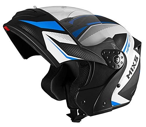 Capacete Mixs Gladiator Neo Robocop Rosa - Escamoteável e Articulado com Viseira Cristal