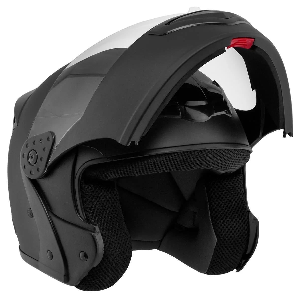 Capacete Mixs MX Gladiator Articulado Escamoteável Robocop: Segurança e Liberdade para Sua Pilotagem
