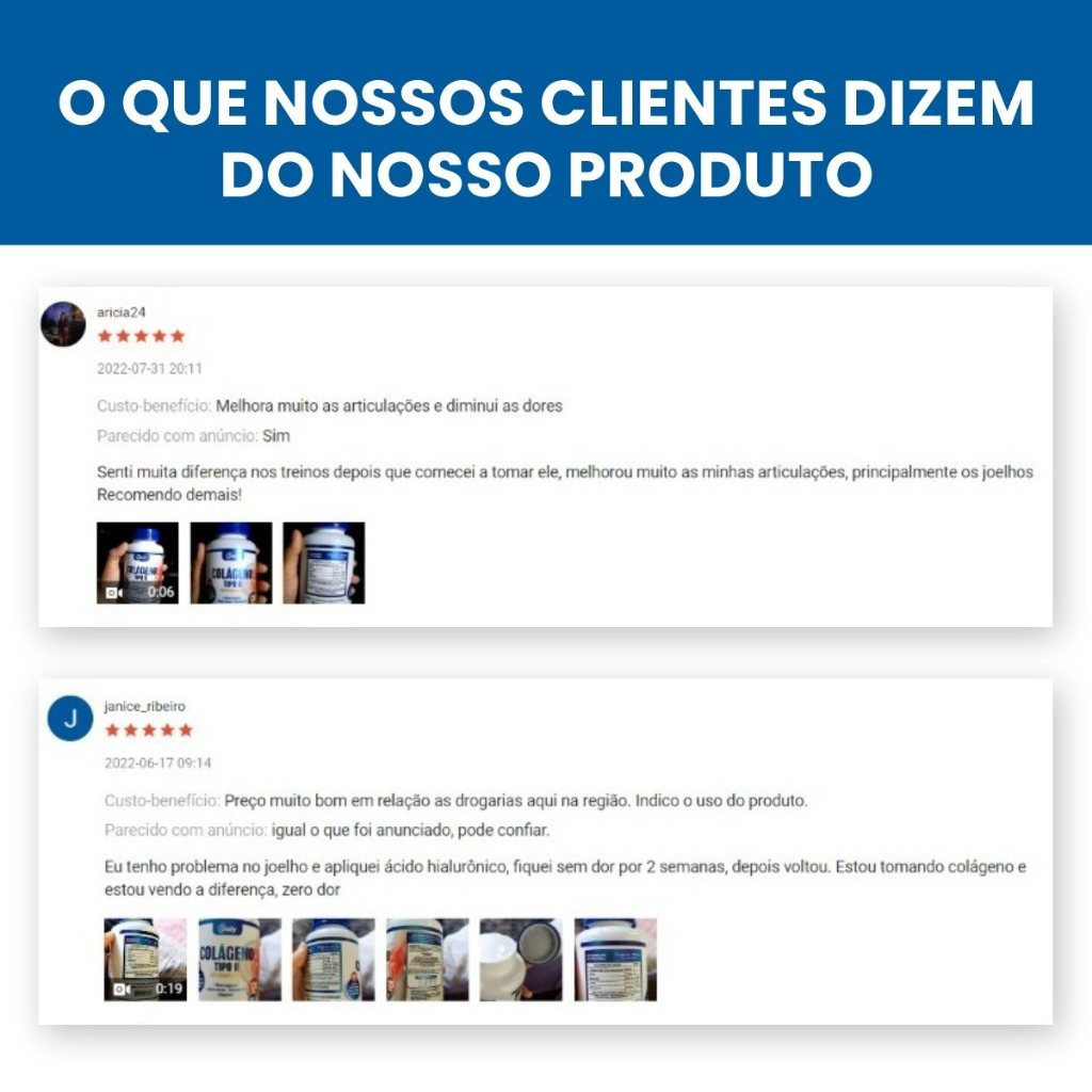 Colágeno Tipo 2 Daily Life 120 Cápsulas: Suplemento para Saúde Articular