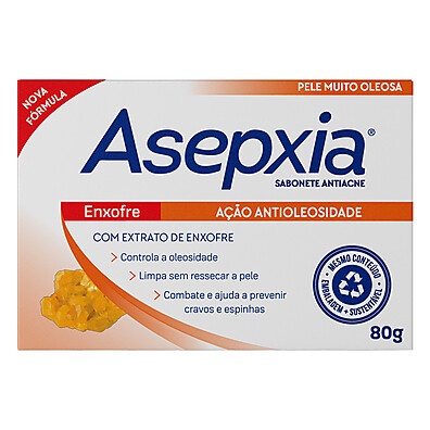 Asepxia Enxofre: Pele Limpa e Sem Oleosidade