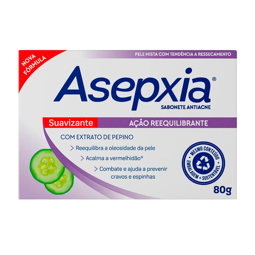 Asepxia Suavizante: Pele Limpa e Reequilibrada