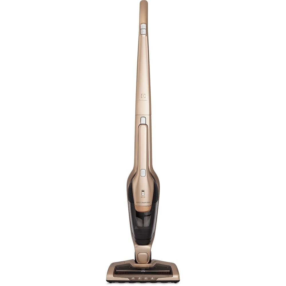 Aspirador de Pó Vertical 2 em 1 com Bateria Electrolux ERG26 - Limpeza Fácil e Potente com Luz LED e Escova Rotativa
