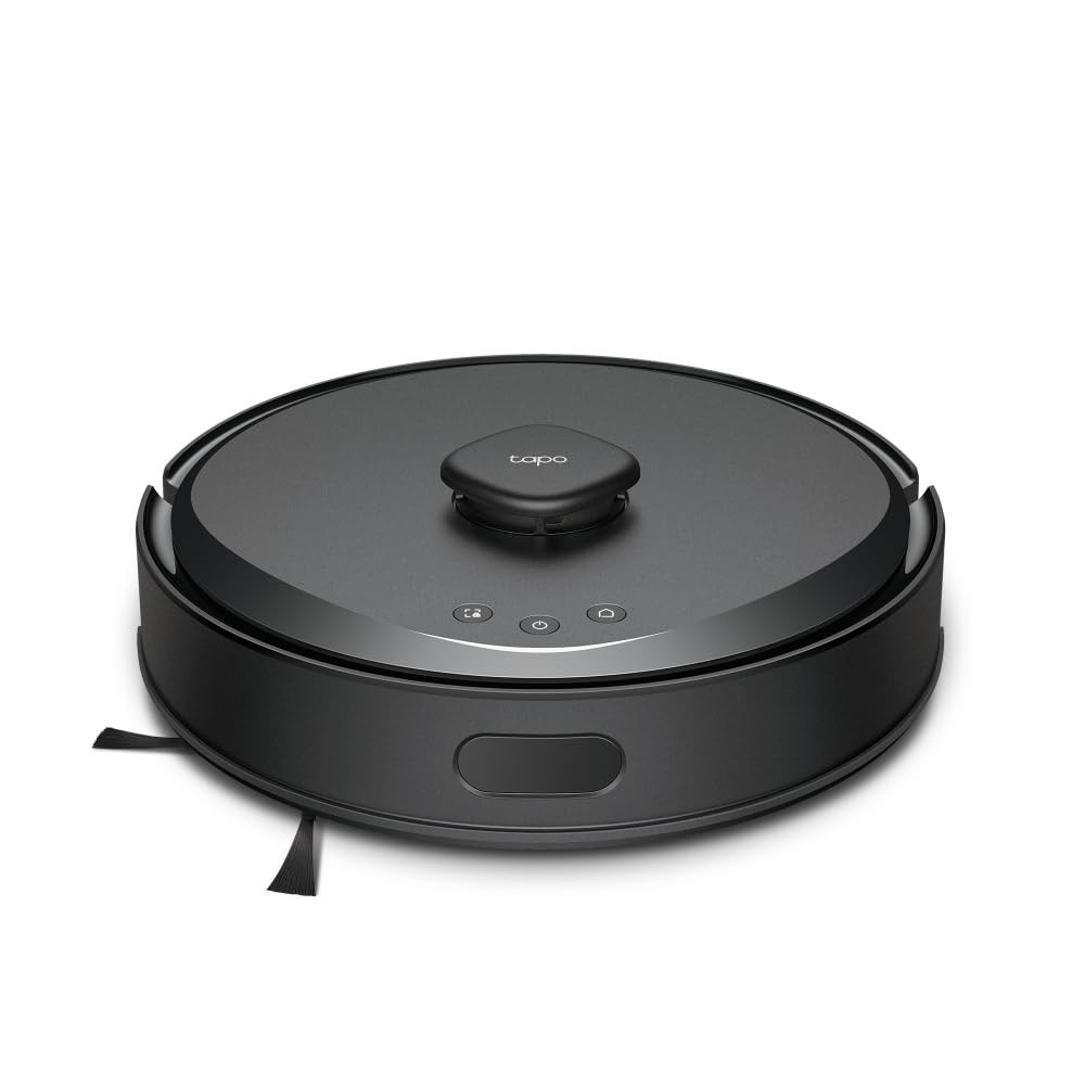 Tapo RV30 Max Aspirador Robô 5300Pa com Navegação LiDAR+IMU, Esfregão Automático e Controle por Voz