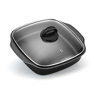 Assadeira Quadrada 3L: Cozinhe com Estilo!