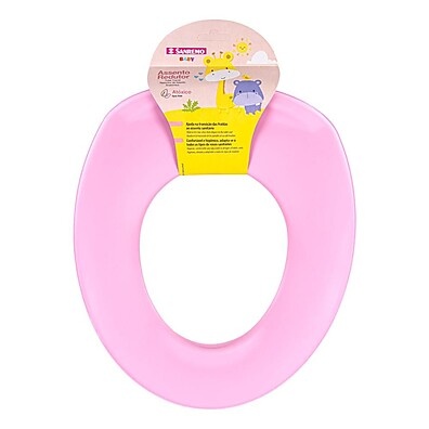 Assento Redutor Sanitário Rosa Baby Sanremo – Seguro e Confortável