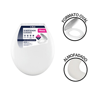 Assento Sanitário Almofadado Atlas: Conforto e Praticidade