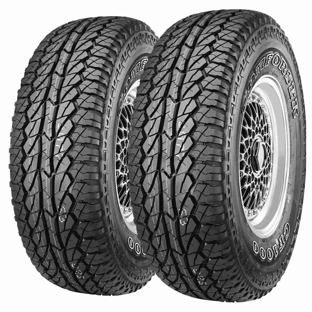 Pneus Comforser CF1000 AT 245/70-16 Letra Branca: Aventura para S10 e Toro