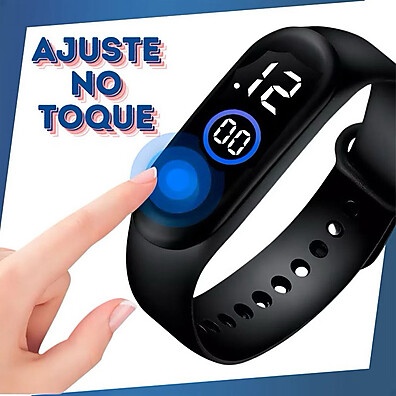Relógio Esportivo LED à Prova D'água: Kit Atacado