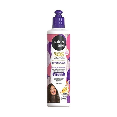 Ativador de Cachos Salon Line 300ml – Cachos Naturais e Sem Frizz