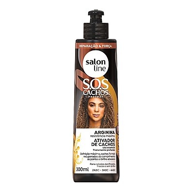 Ativador de Cachos Salon Line 300ml – Definição e Brilho que Seu Cabelo Merece
