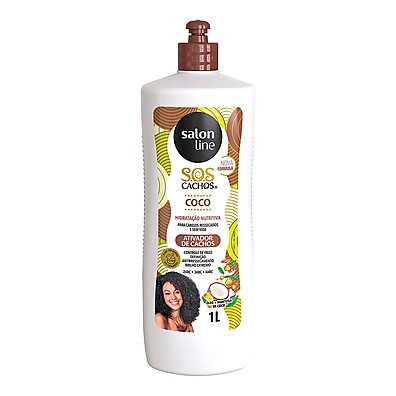 Ativador de Cachos SOS Cachos Coco 1L: Tratamento Profundo