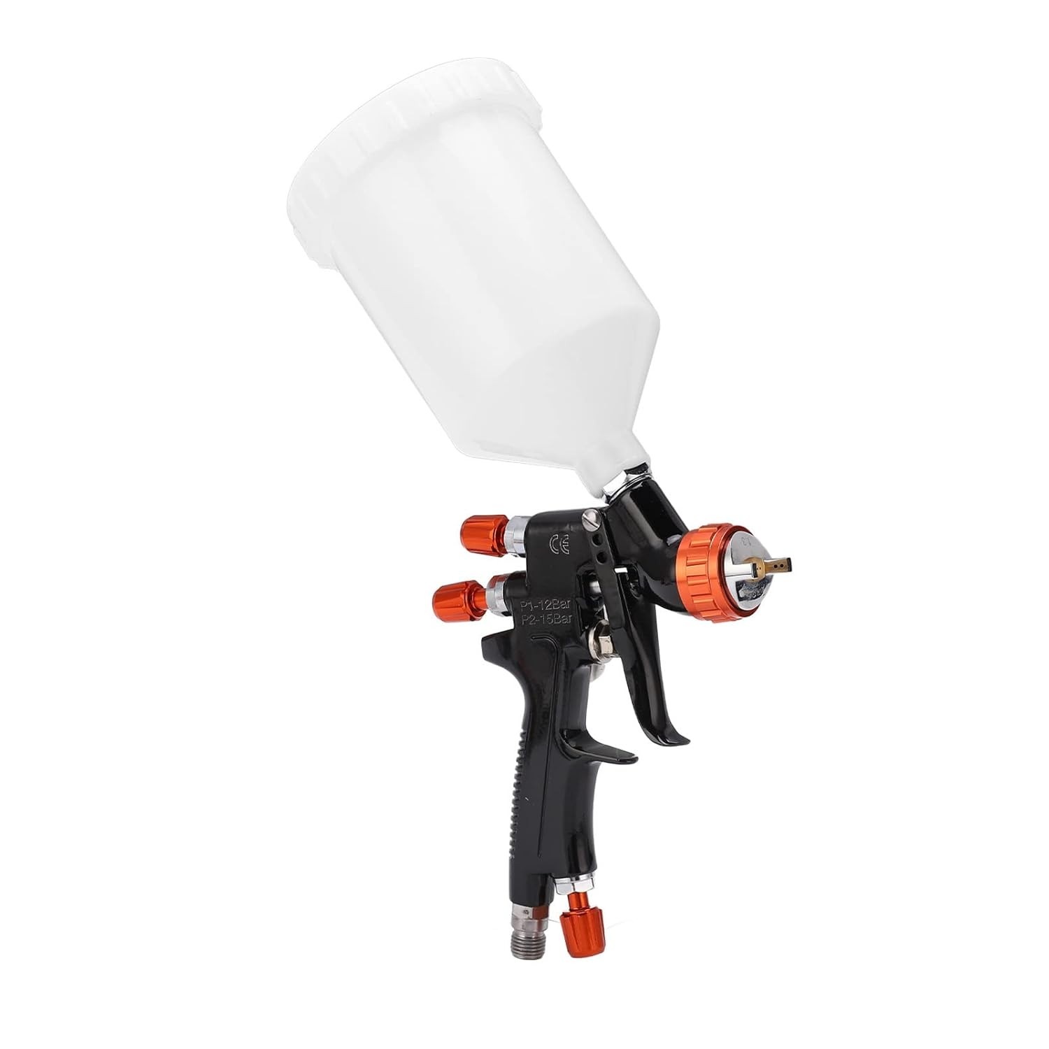 Kit Pistola de Pulverização Alta Atomização - Acabamento Profissional para Retoque Automotivo