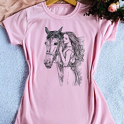 Camiseta Feminina Country Estilo T-shirt Moda Atual