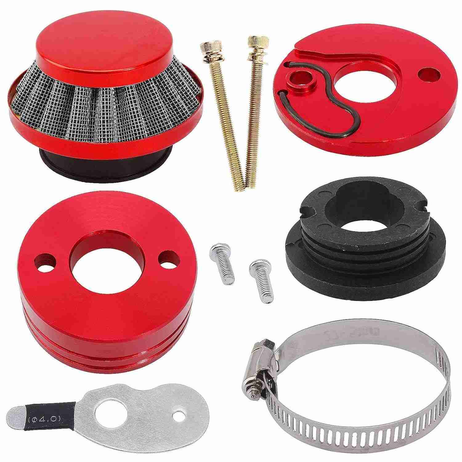 Adaptador de Filtro de Ar 42-52mm para Mini Moto, Dirt Bike, ATV e Kart 2 Tempos