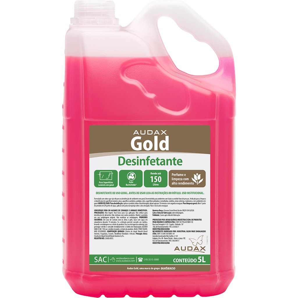 Audax Gold Lavanda 5L: Desinfete e Perfume!