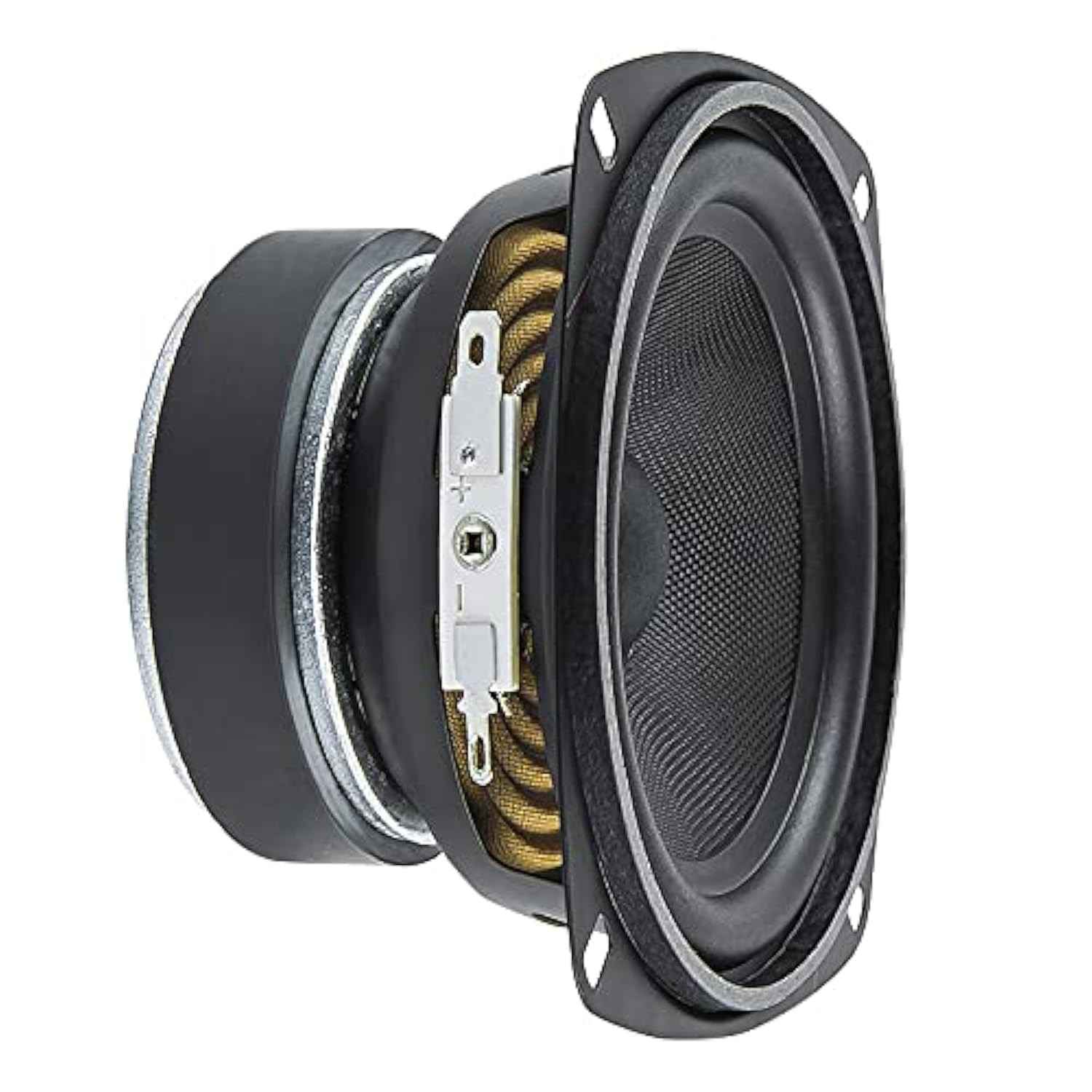Alto-Falante PRV AUDIO 4MR60-4: Som Profissional de Médio Alcance 10cm (4") - 60W Programa, 30W RMS, 4 Ohm
