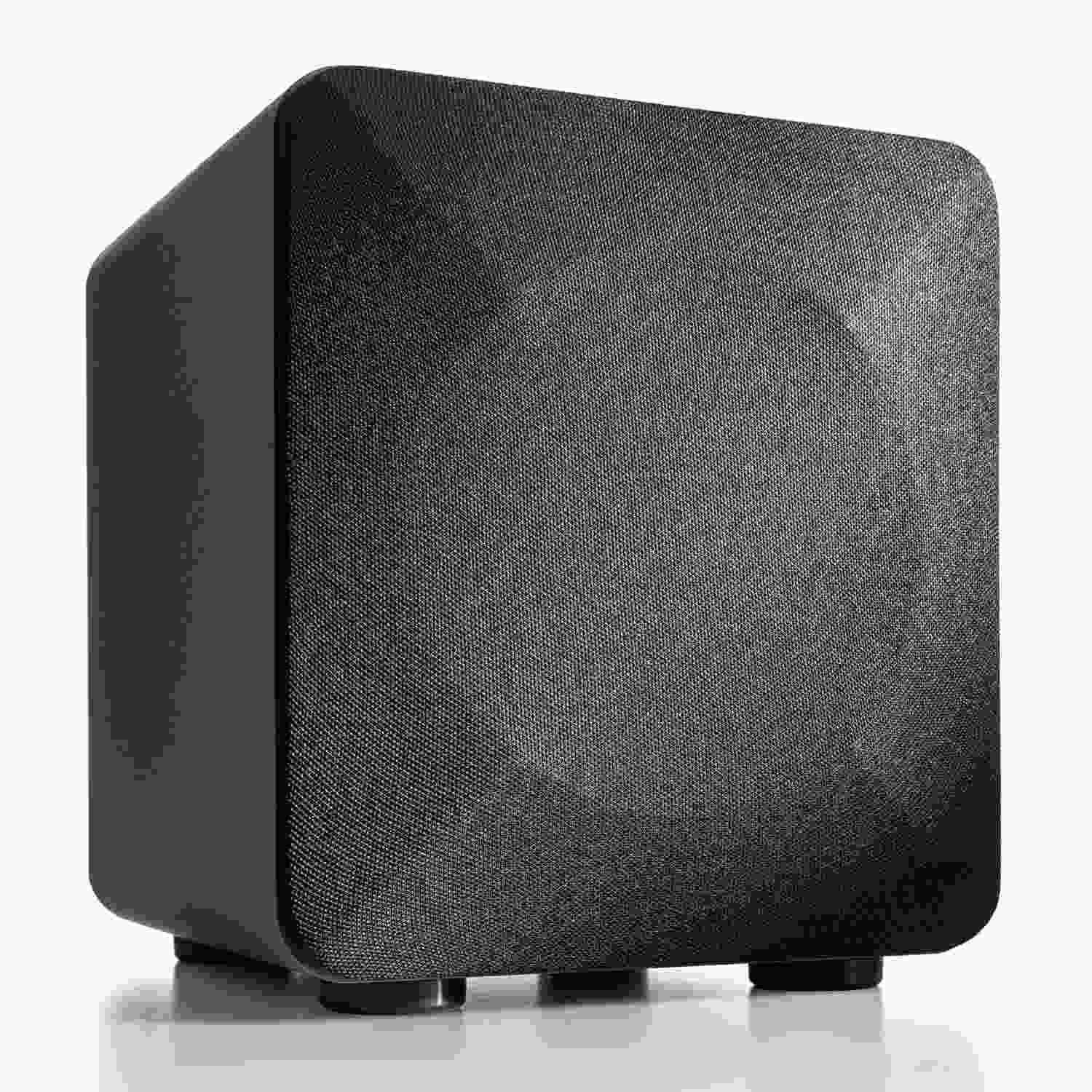 Audioengine S6: Subwoofer Compacto 210W para Graves Potentes - Ideal para Jogadores, Músicos e Cinéfilos (Cinza)