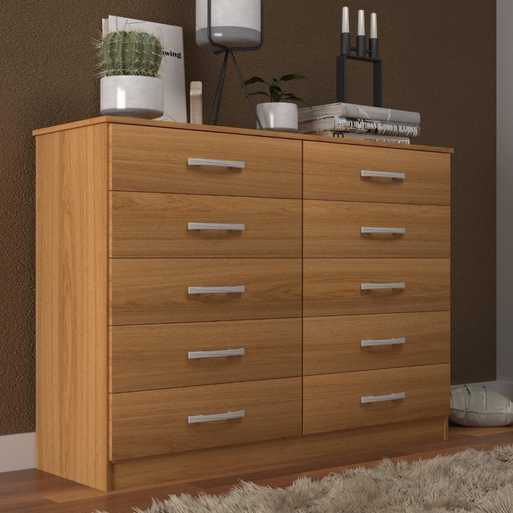Cômoda 10 Gavetas Austin - Organize com Estilo e Funcionalidade