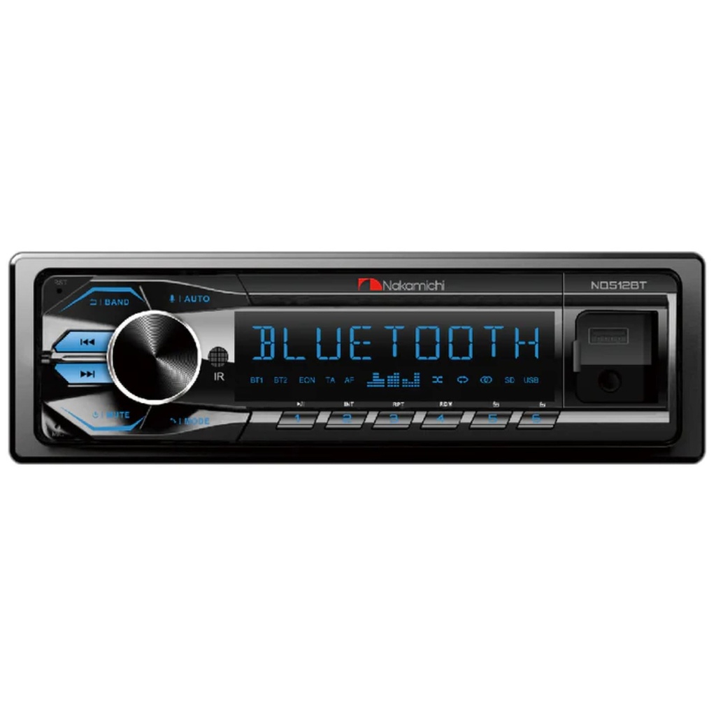 Auto Rádio Nakamichi NQ512BT: Som Premium e Conectividade