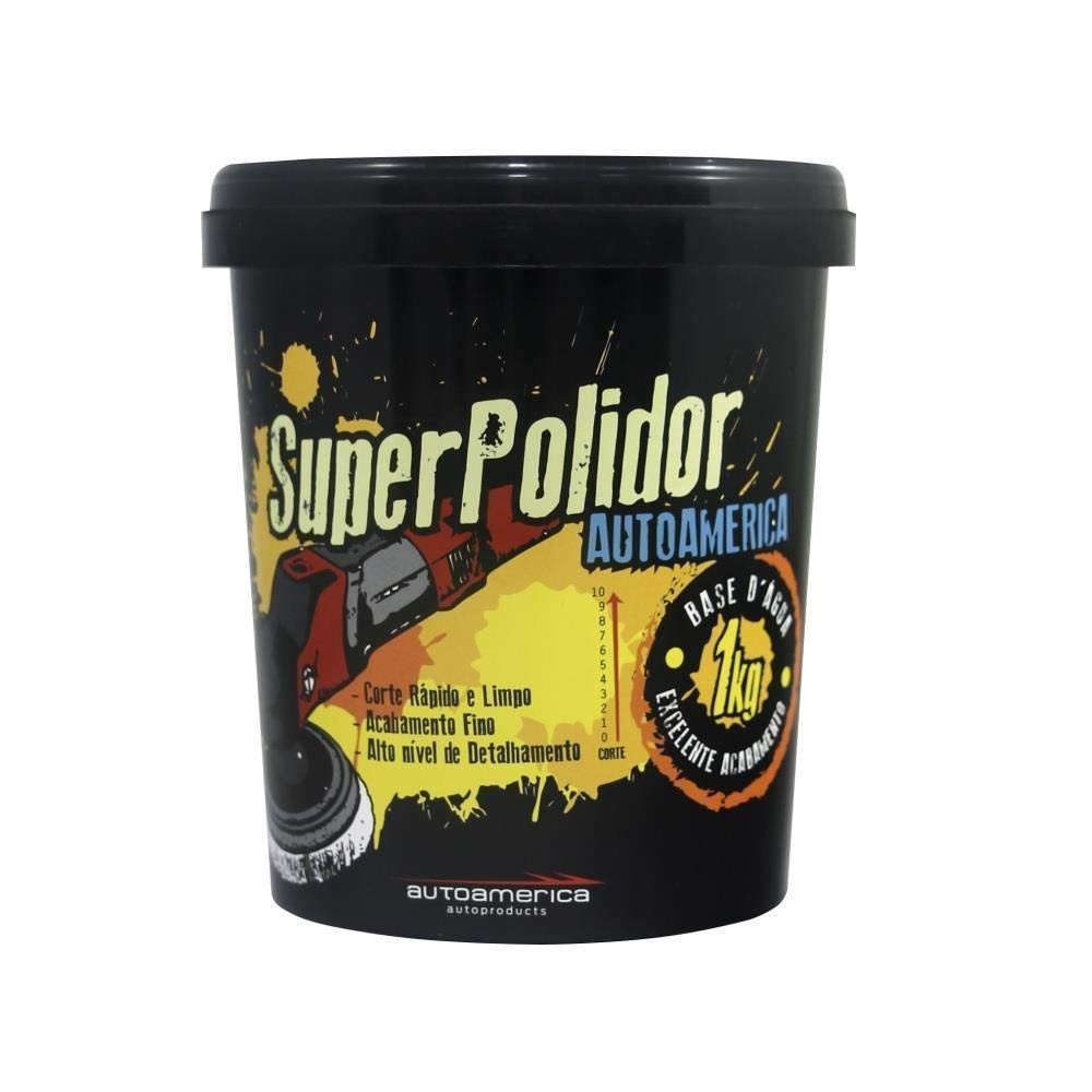 Super Polidor Autoamerica 1kg: Brilho Intenso e Proteção Duradoura para Seu Carro