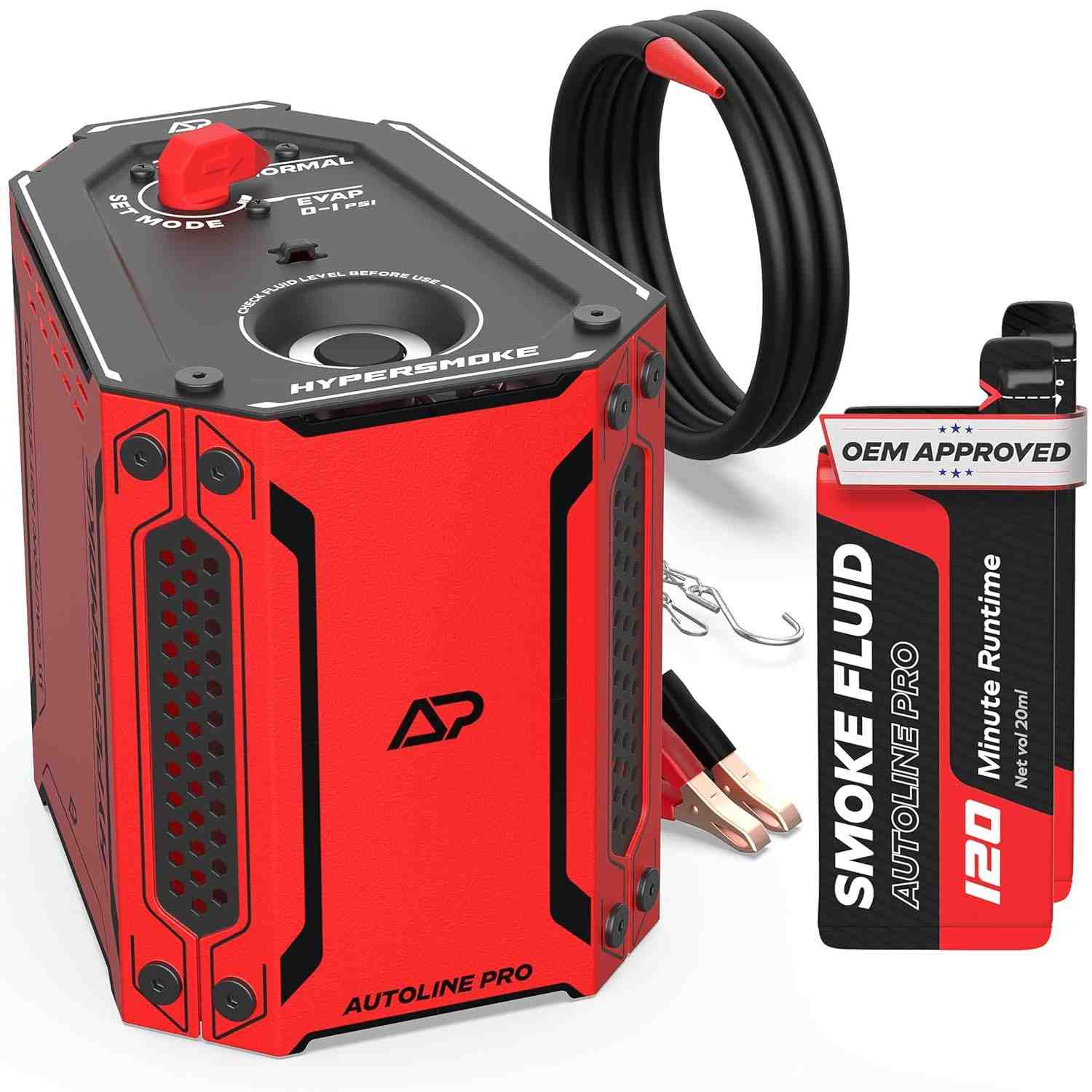 Autoline Pro HyperSmoke™: Máquina de Fumaça EVAP com Pressão Ajustável e Fluido OEM