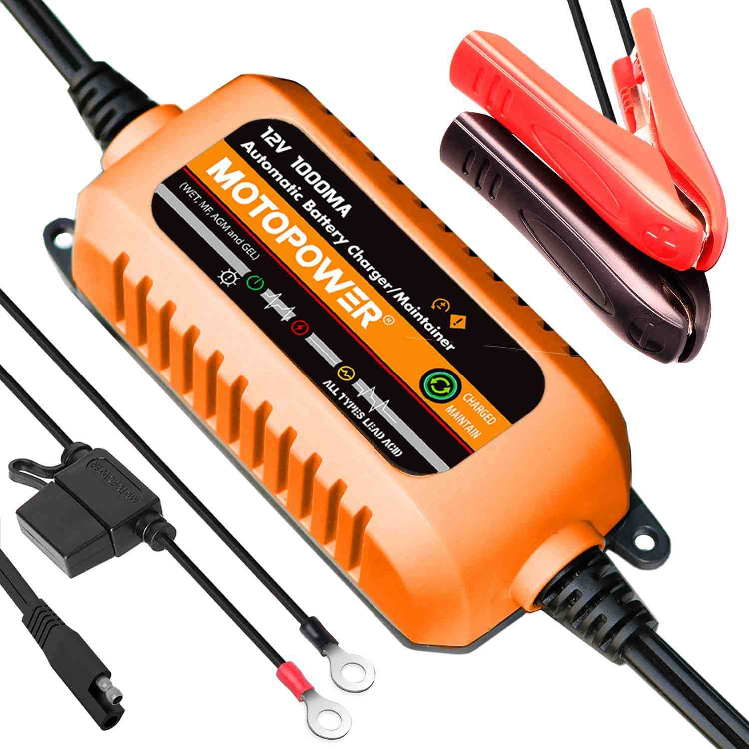 Motopewer Carregador Automático 12V 1000mA: Bateria Sempre Nova!