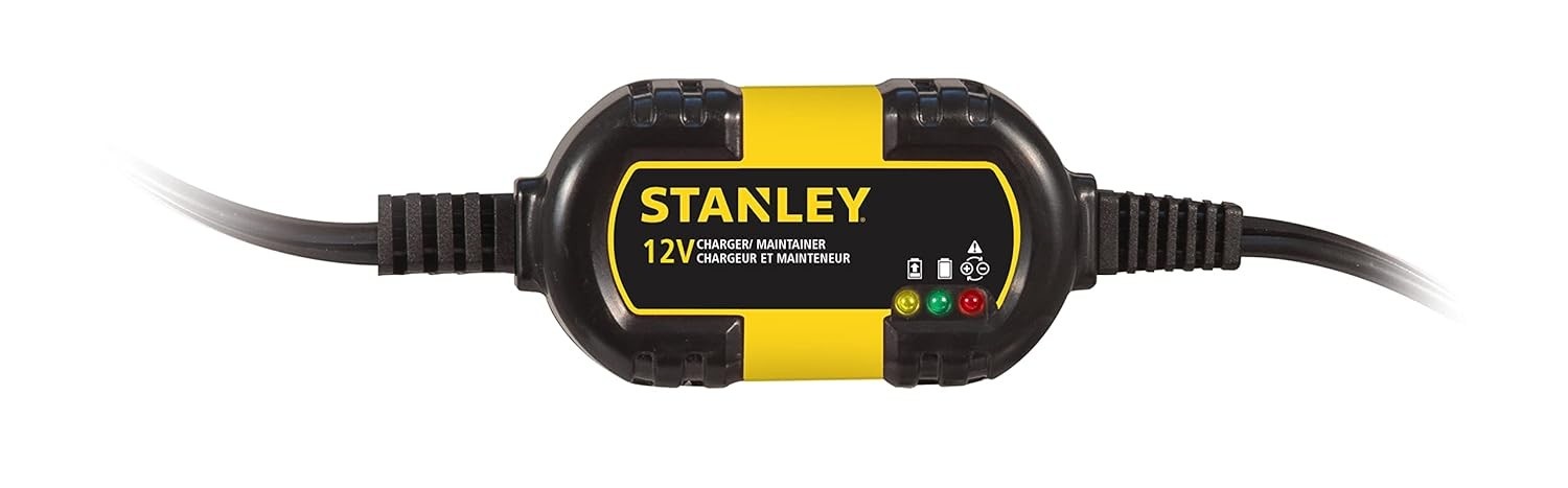 Carregador e Mantenedor de Bateria Stanley BM1S 12V 1A Automático - Potencialize a Vida Útil da Sua Bateria!