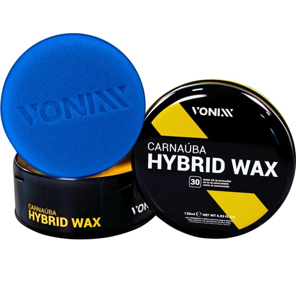 Cera de Carnauba Automotiva Protetora Hybrid Wax 120ml Vonixx