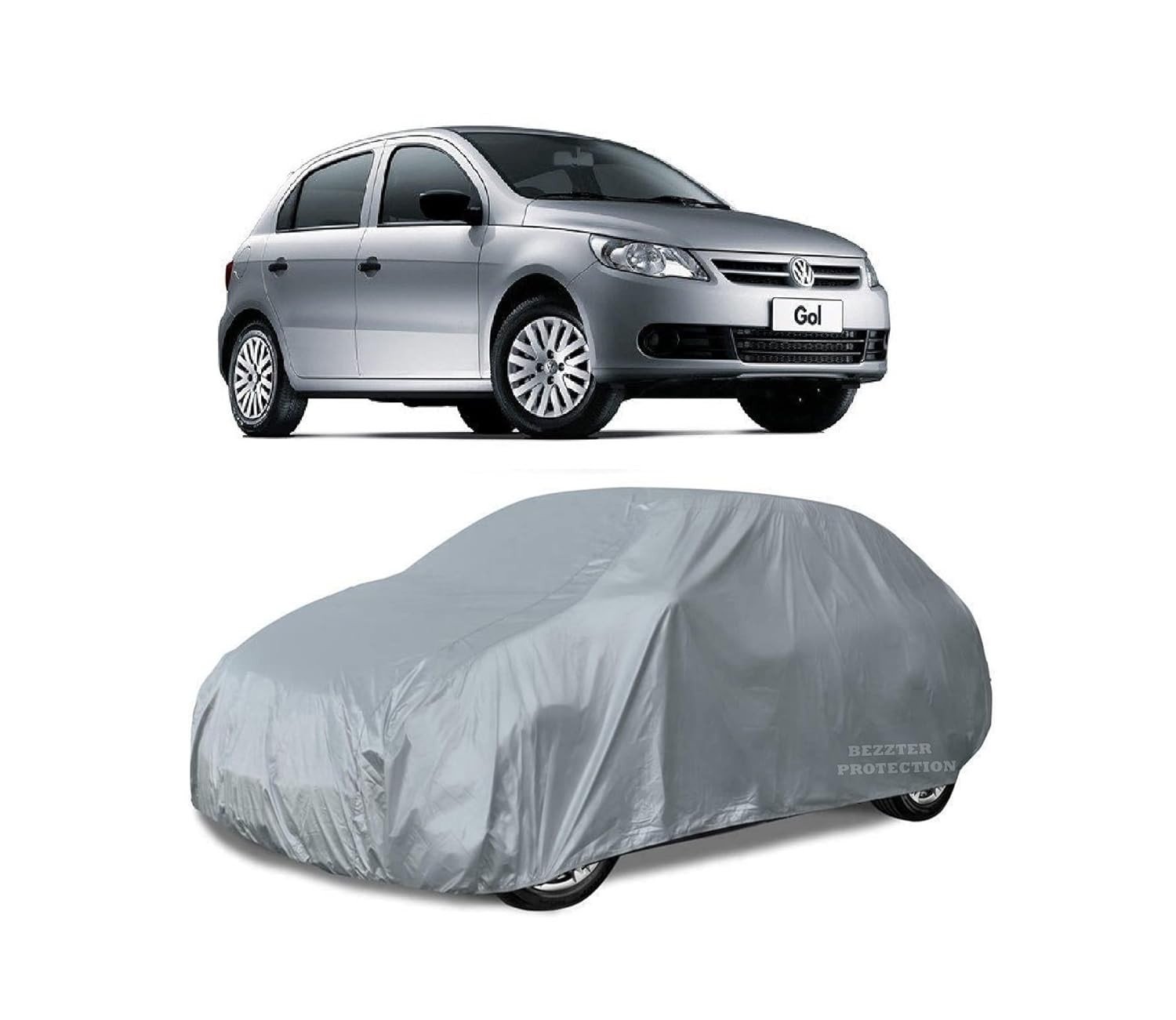 Capa Automotiva Bezzter 100% Impermeável para Novo Gol: Proteção Total Contra Sol, Chuva e Riscos