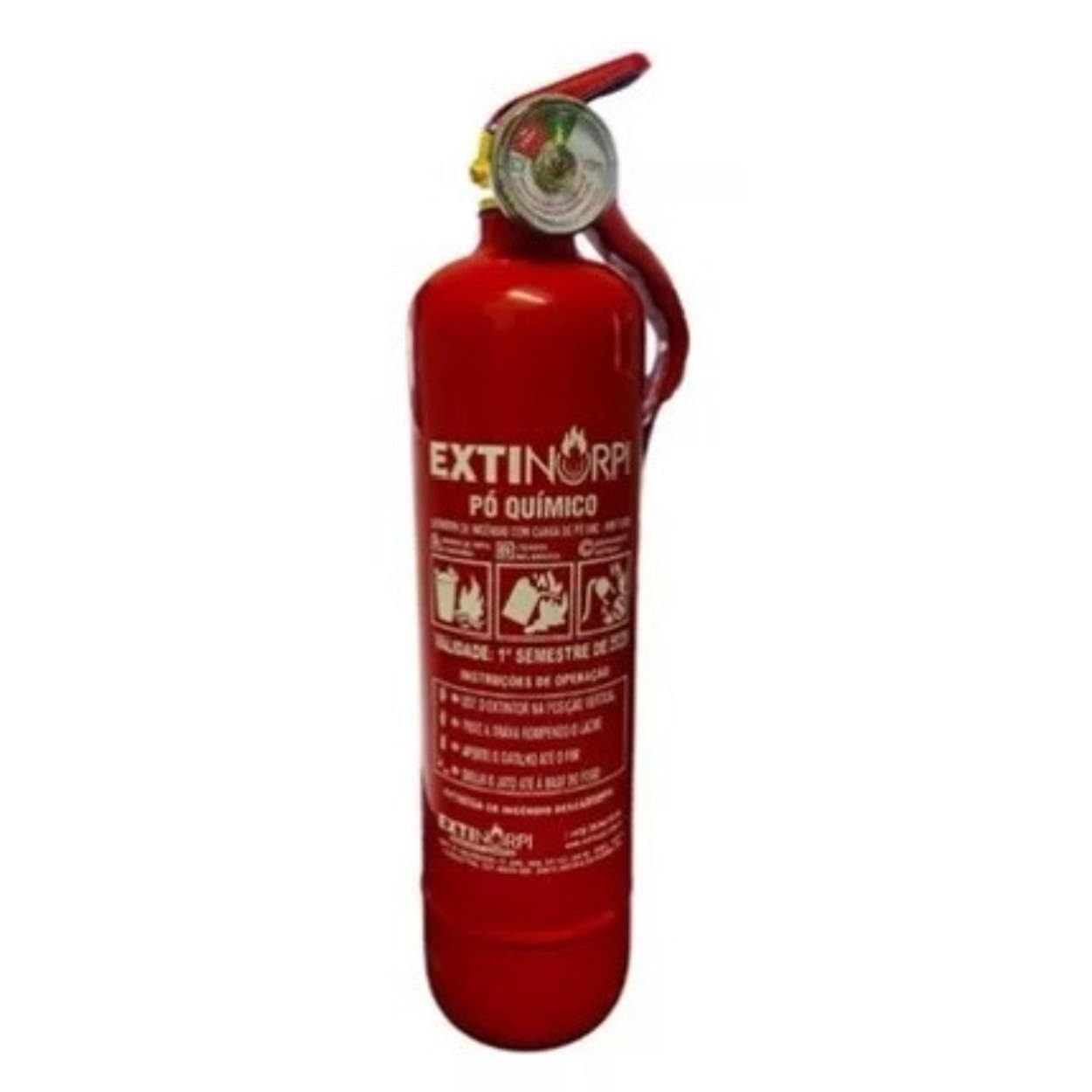 Extintor Automotivo 1kg ABC Universal - Segurança Essencial com 5 Anos de Validade