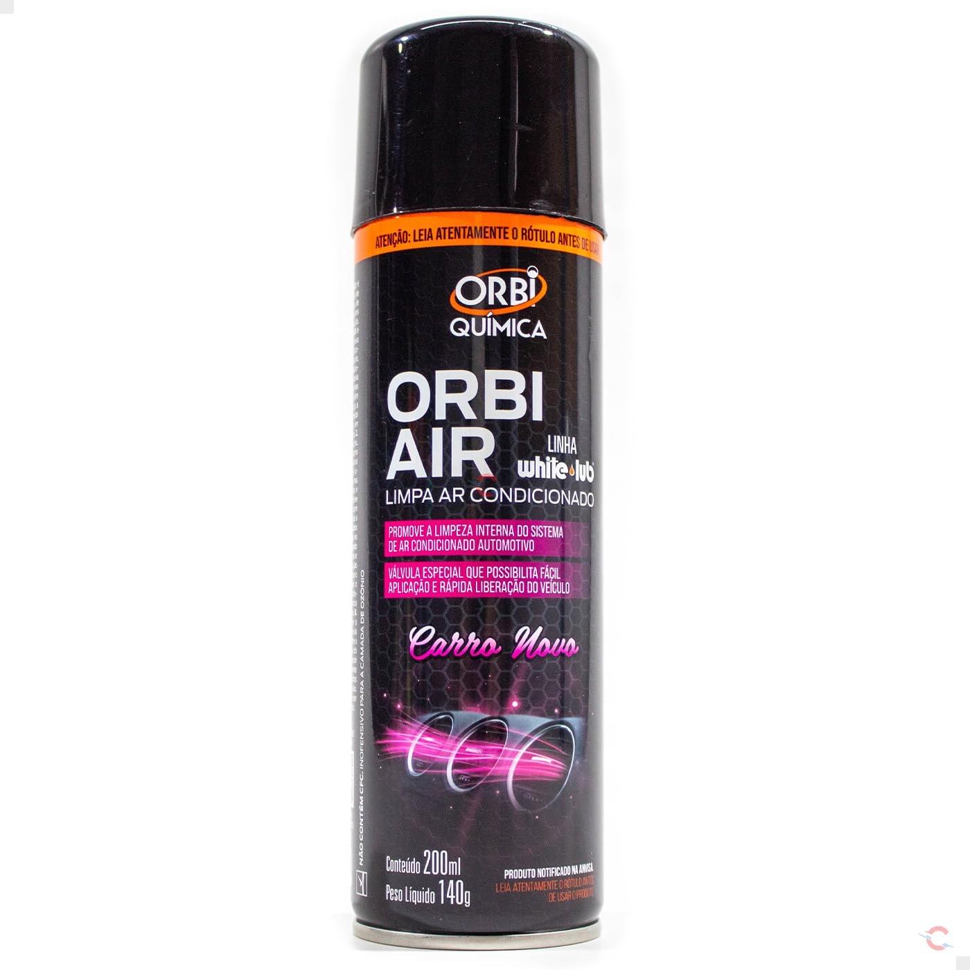 Orbi Air: Limpador e Desodorizador de Ar Condicionado Automotivo - 200ml