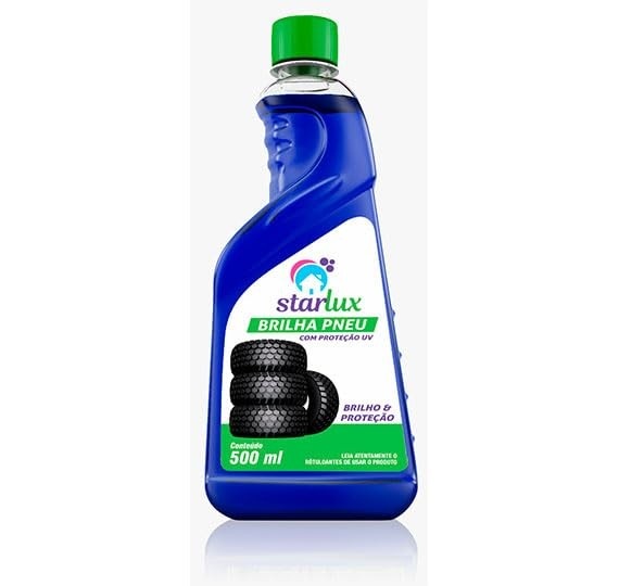 Brilha Pneu Automotivo Starlux 500ml: O Pretinho Perfeito para Seu Carro!