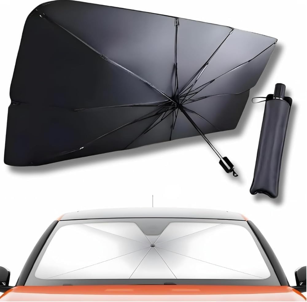 Protetor Solar Automotivo Retrátil: Proteção Térmica UV Universal para Carro, Caminhão e Van