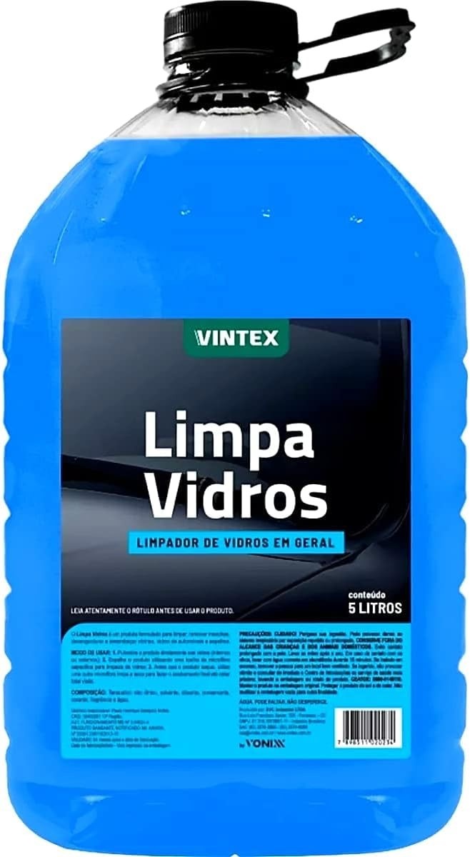 Vonixx Limpa Vidros e Espelhos Automotivo 5L: Visão Clara e Impecável!