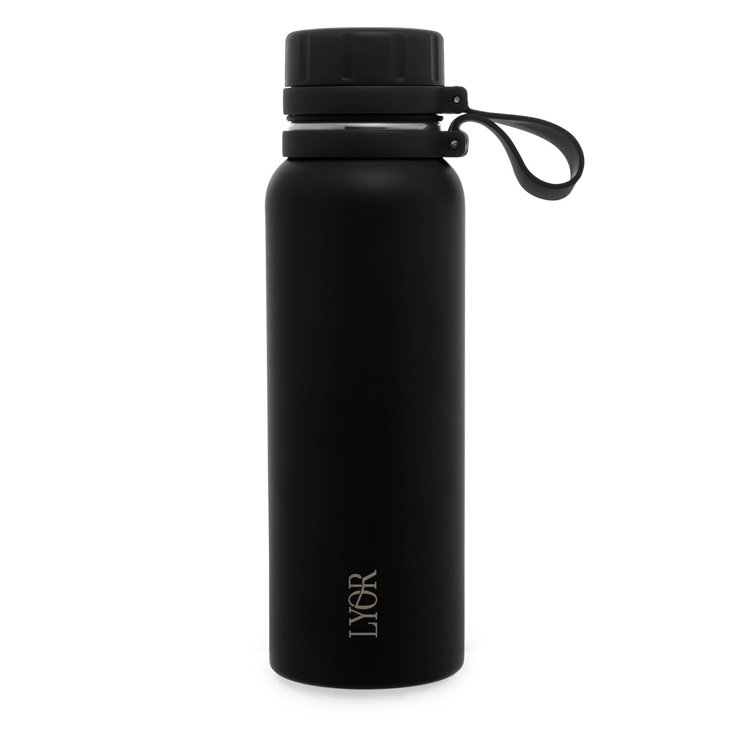 Garrafa Térmica Explorer 650ml - Aço Inox Preto com Isolamento Térmico Avançado