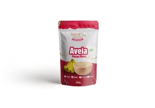 Kit 2x: Aveia em Flocos Finos Sem Glúten Sabor da Terra 200g
