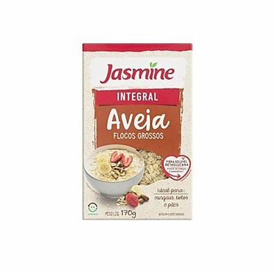 Aveia Jasmine Flocos Finos: Energia e Saúde em 170g