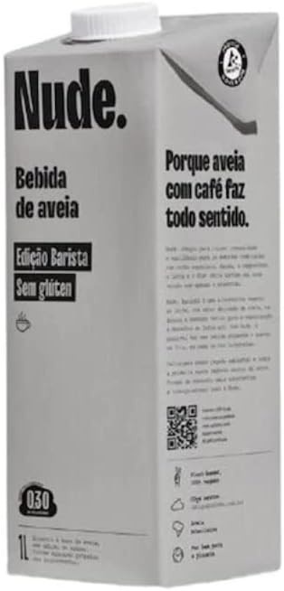 Kit 3X: Leite Vegetal de Aveia Barista Orgânico Nude 1L