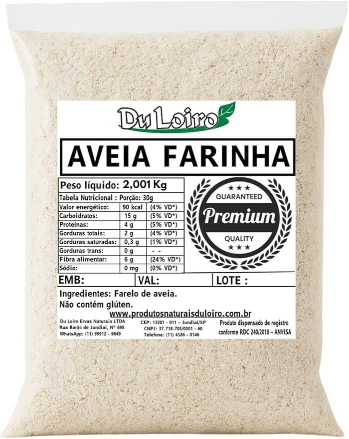 Farinha de Aveia - Saborreal (2,001kg)