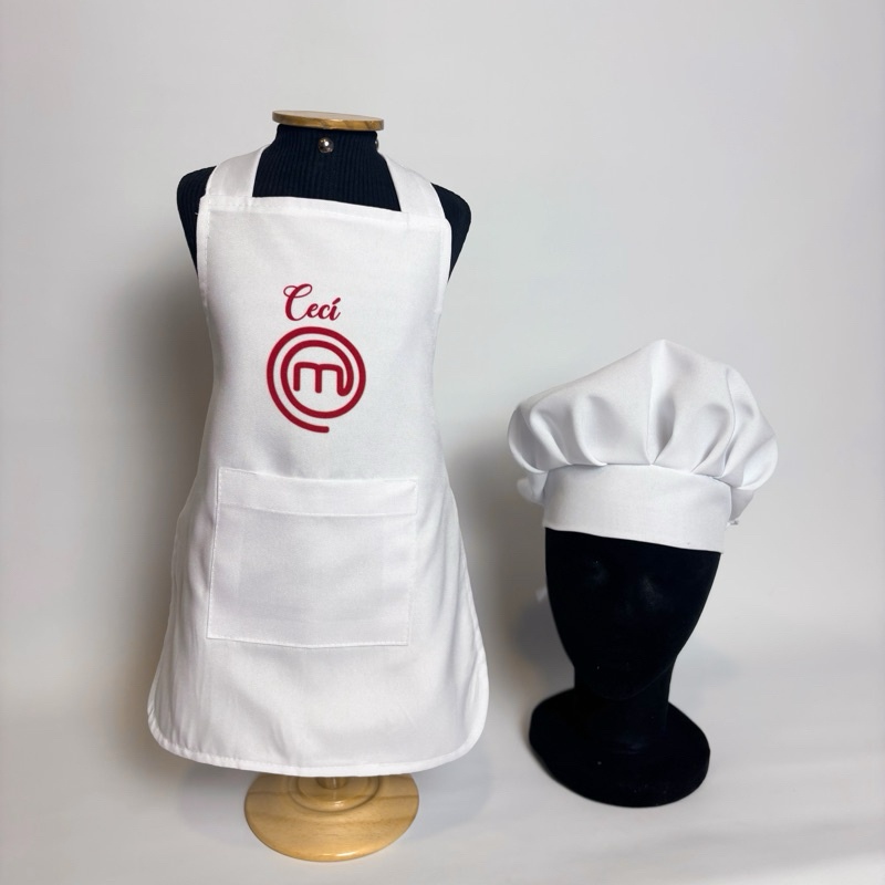 Avental Personalizado para Mesversário Minichef – Ideal para Festas de 1 Ano!