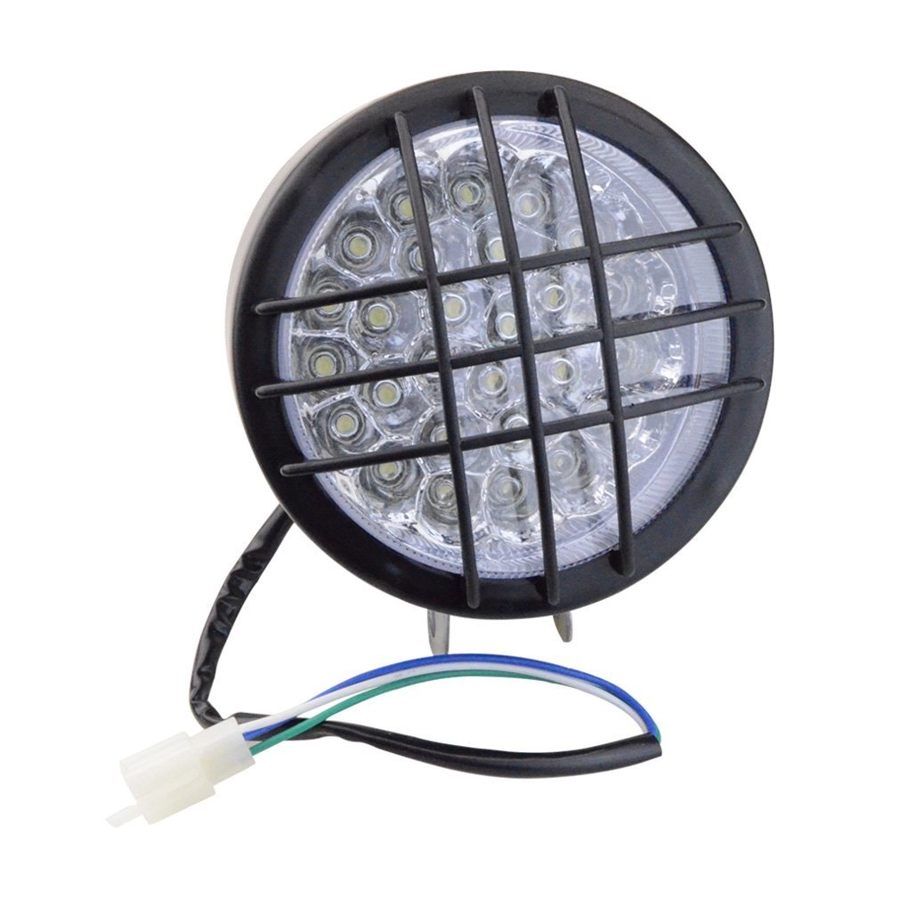 Farol de LED GOOFIT para Motores 50cc a 150cc: Ilumine Sua Aventura com Segurança e Estilo