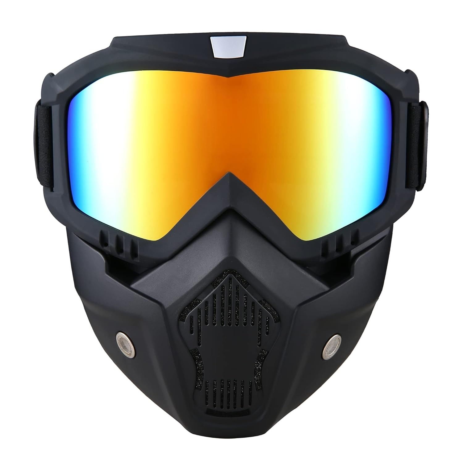 Máscara Tática Removível: Proteção e Estilo para Motocross, Paintball e Aventura!