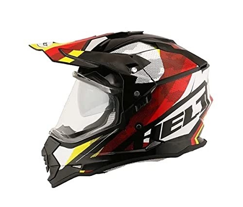 Capacete Helt Cross Vision Glass Drakar Tam 60: Segurança e Estilo para suas Aventuras