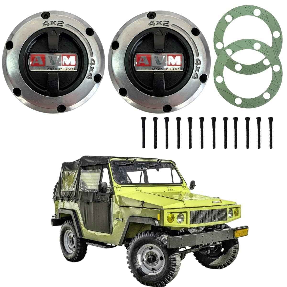 Roda Livre AVM 27 Estrias para Engesa/Envemo Camper: Aventura Sem Limites!