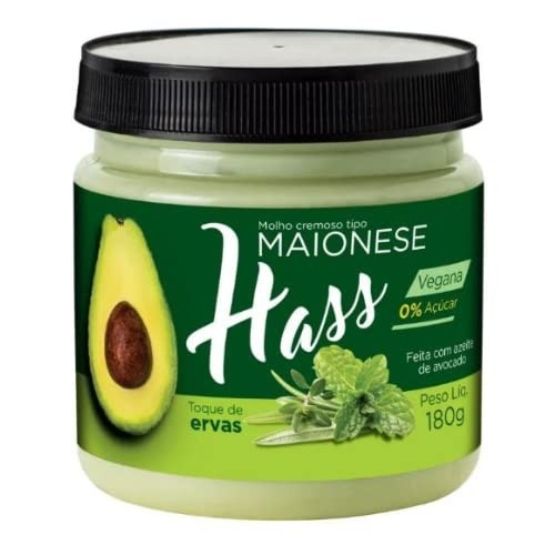 Maionese Toque de Ervas Azeite de Avocado 180g - Hass