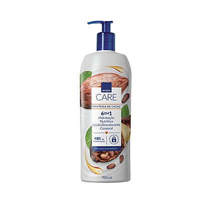 Avon Care Manteiga de Cacau 700ml: Hidratação Intensa