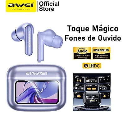 awei-t56-fones-bluetooth-com-anc-e-tela-led
