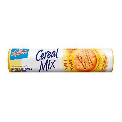 Aymoré Cereal Mix: Aveia e Mel, 135g de Sabor!