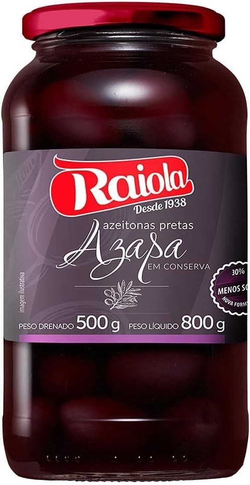 Azeitonas pretas azapa Raiola 500g