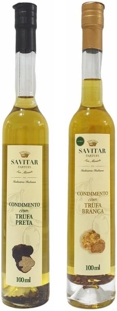 Azeite Extra Virgem Tubo Savitar Trufa Negra e Branca 100ml